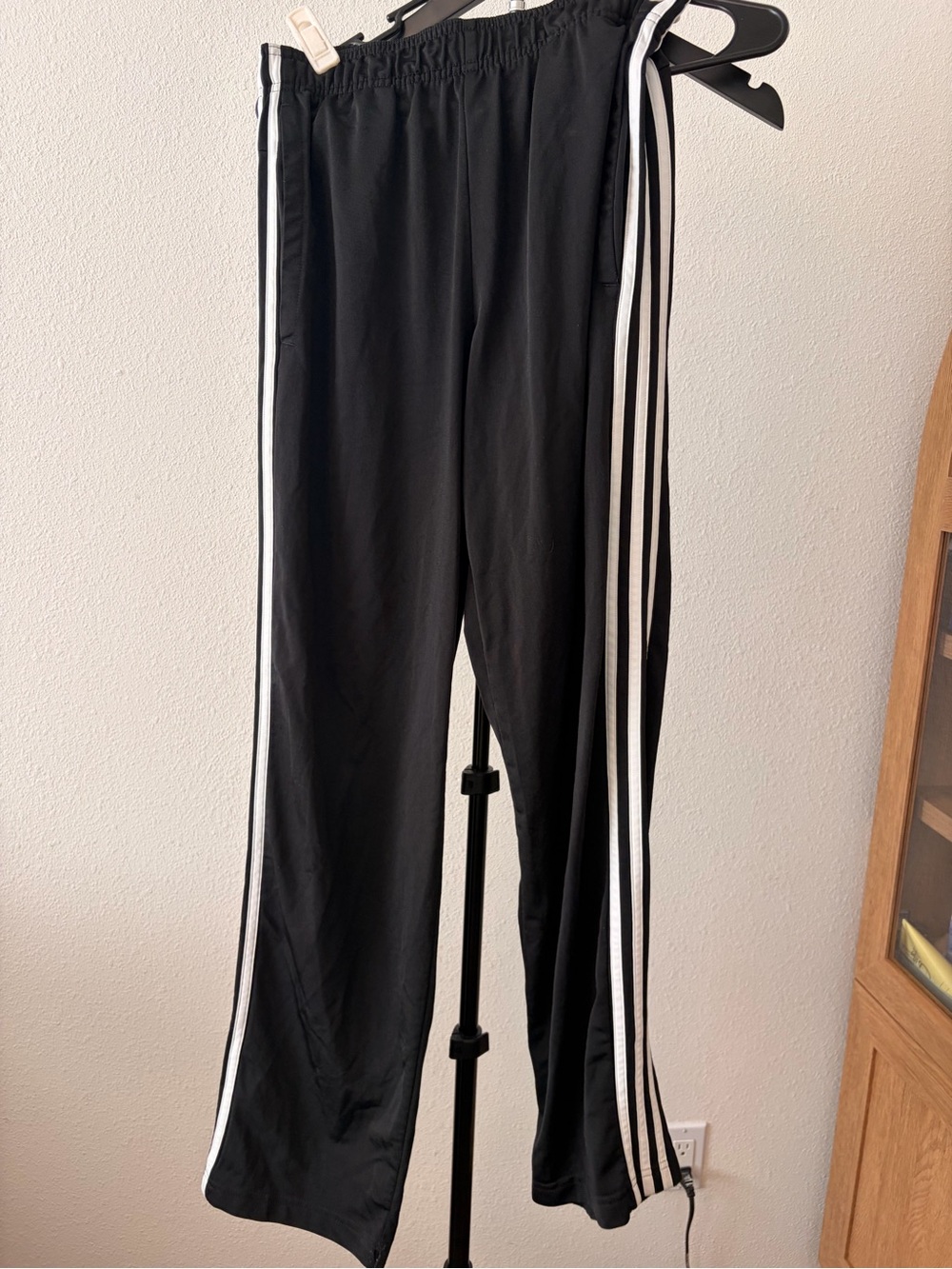 Classic Adidas Straight Leg Track Pants